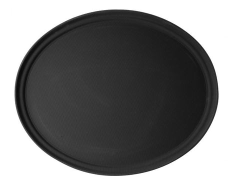 Black Oval Serving Tray
