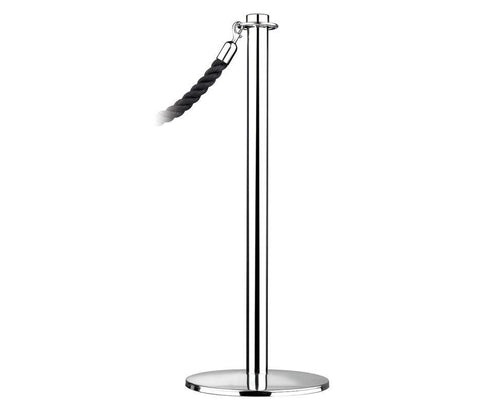 Polished Chrome Stanchion and Rope