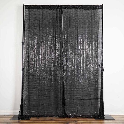 Black Sequins Panel